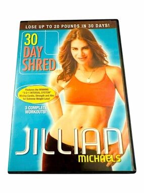 WORKOUT DVD 30 DAY SHRED JILLIAN MICHAELS